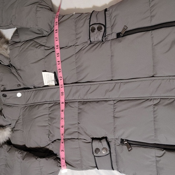 DKNY Puffer Winter Coat Trench Large NWT - Picture 4 of 15
